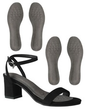 2 Pairs High Heel Inserts, Adhesive Pigskin Sandal Inserts Anti-Slip, 3/4 Cus...