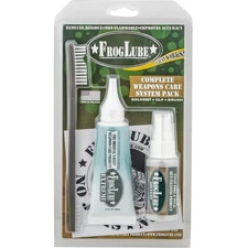 FrogLube Clamshell Kit Gun Cleaning Solvent CLP Squeeze Tube with Brush Eco-Safe