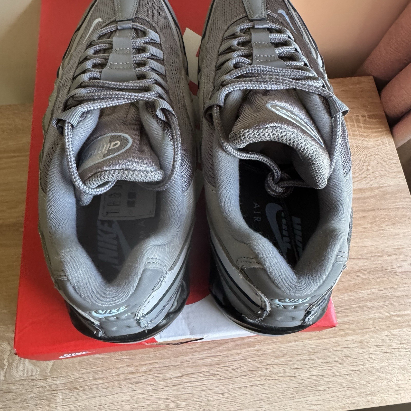 NIKE AIR MAX 95 OG COOL GREY, UK 8.5, RRP£175, IB7682-001, NEW. image 8