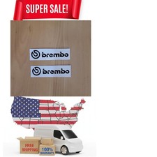 Brembo Brake Caliper High Temp Decal Set Of 4 - Self-adhesive Vinyl Stickers