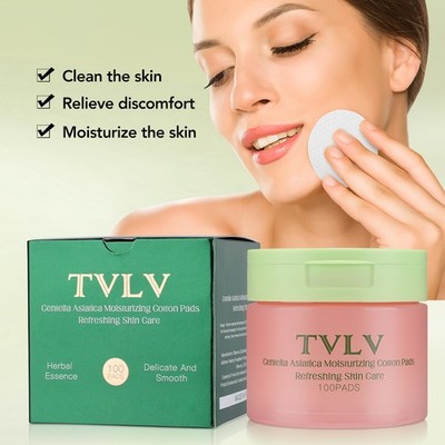 100Pcs Korean Anti-Aging Toner Pads Brightening, Dark Spot & Wrinkle Skin Care