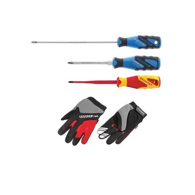 Gedore Set VDE, 3K Schraubendreher, RED Mechaniker-/Montagehandschuhe