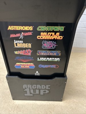 Arcade1Up Atari Deluxe 12-In-1 Arcade Machine w/ Riser Asteroids