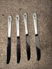 4 Knives Spring Glory by International Sterling Silver 9 1/4” Dinner Knife