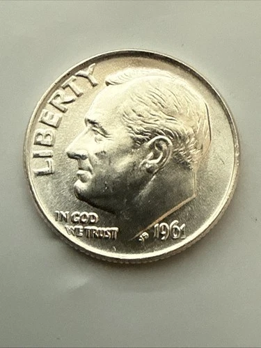 1961 P BU Silver Roosevelt Dimes  90% Silver