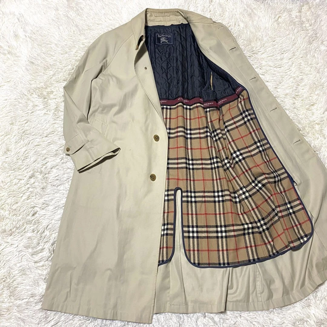 BURBERRY Burberry Trench Cappotto Cotone Fodera Trapuntata Nova Check XL Beige