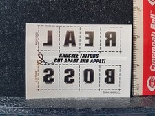Temporary Tattoo New On Card Various Designs Available Will Combine Shipping