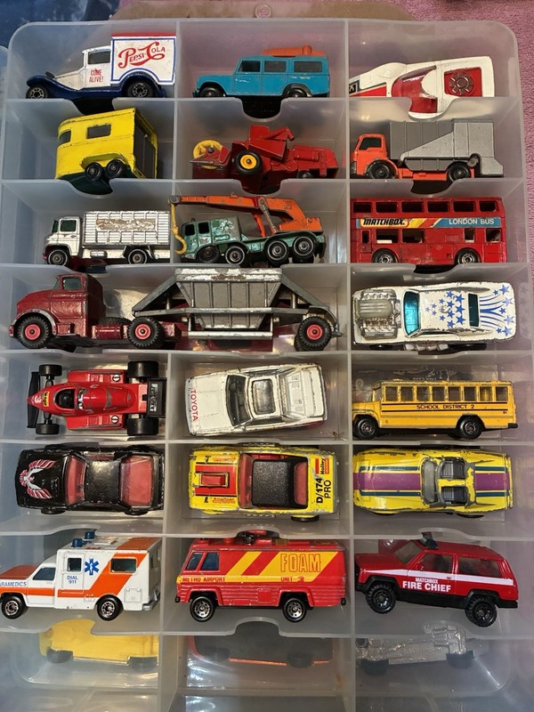 Matchbox 1960's 70's 80's 90's Vehicle Lot of  (44) - Mixed Vehicles