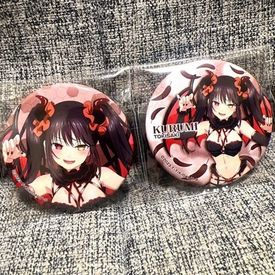 Date Alive Kurumi Tokisaki Trading Can Badge 2 Types Limited Edition