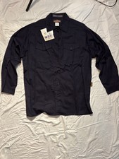 Big Bill Workwear XL Reg Mens Navy Blue Long Sleeve Flame Resistant Shirt - New