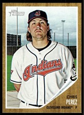 2011 Topps Heritage Chris Perez Cleveland Indians #273