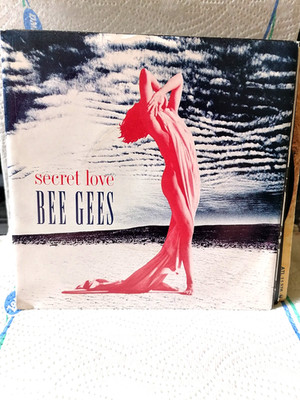 BEE GEES - SECRET LOVE, 7' inch Vinyl Single 1991 (PR-COPY), NM