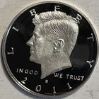 2011 S Kennedy Half Dollar Silver Proof Coin 90% Silver 0.900 Fine