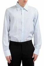 Dolce & Gabbana Men's Striped Long Sleeve Dress Shirt US 17 IT 43