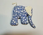 RARE VINTAGE 1974 BARBIE #7405 STUDIO BEDROOM  ELEPHANT PILLOW Blue and White