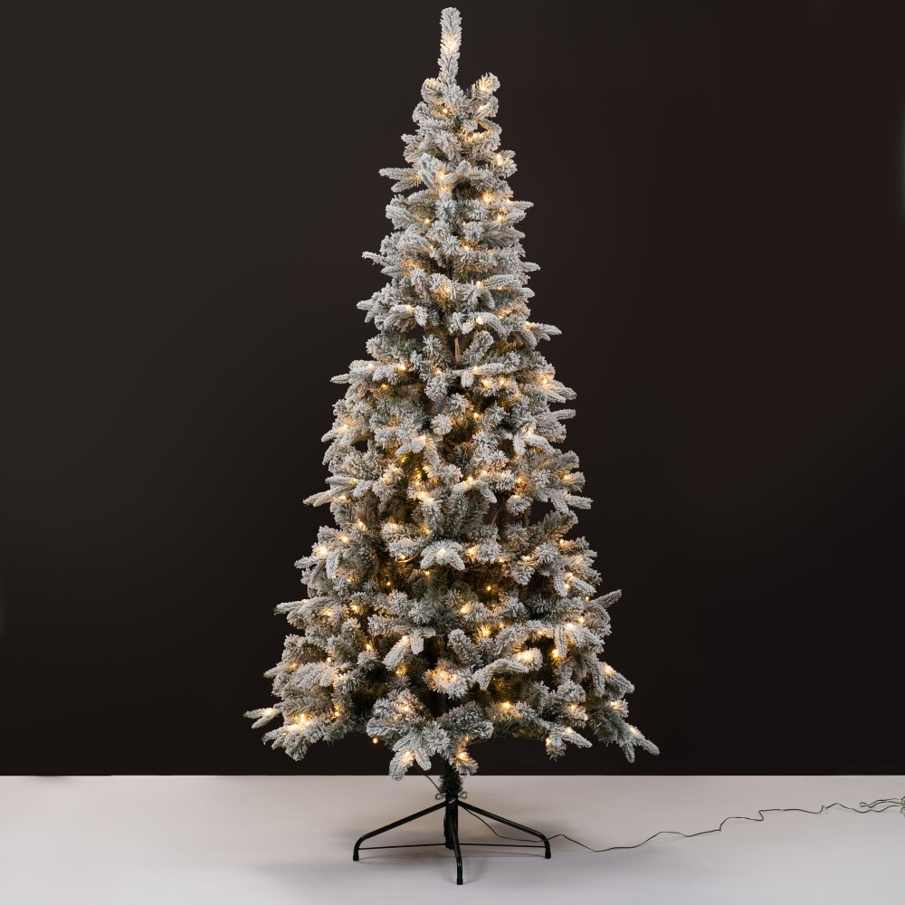 Sapin Colorado LED enneigé 213 cm ravive vos souvenirs de Noël