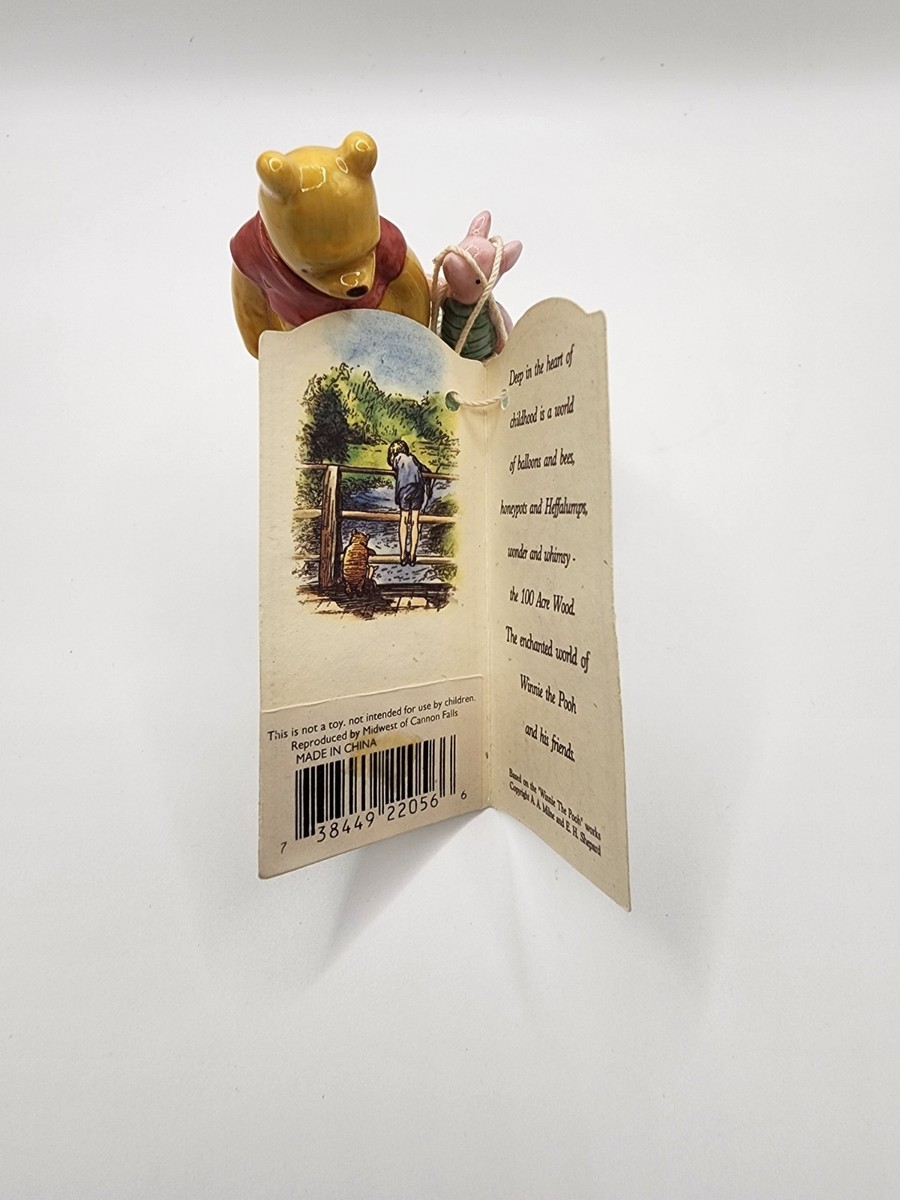 VINTAGE DISNEY MIDWEST OF CANNON FALLS CLASSIC POOH AND PIGLET
