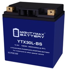 Mighty Max YTX30L-BS Lithium Replacement Battery compatible with ThrottleX MX30L