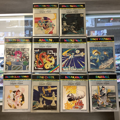   Leisure Vision Arcadia 2001 Lot 10 Games Boxed Manuals Rare Vintage Bundle
