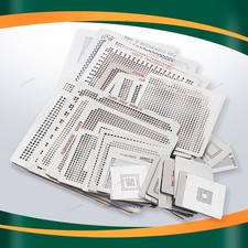 BGA Kit 47Pcs Heated Directly Reballing Stencils for PS3 XBOX360 WII DDR5
