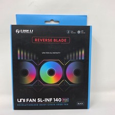 Lian Li UNI Fan SL Infinity 140mm ARGB Reverse Blade Black Single Pack