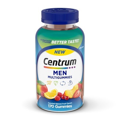 Centrum MultiGummies Gummy Multivitamin for Men, Multivitamin/Multimineral Suppl