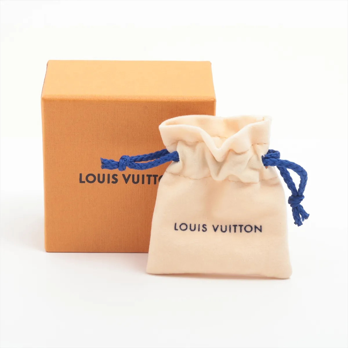 Louis Vuitton LE1254 Piercing jewelry (for both ears) GP White x gold M01090 Pie thumbnail 6