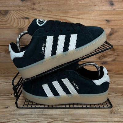 Adidas Turnschuhe Damengröße UK 4,5 Campus 00s schwarz cremeweiß Gummi Schuhe OG
