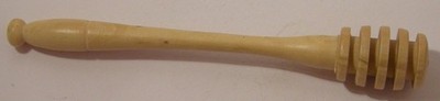 Honiglöffeldose Holz 17,5 cm lang 2,5 cm Durchmesser Löffelende