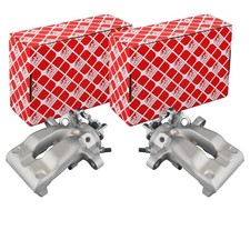 2X FEBI BREMSSATTEL SATZ HINTEN PASSEND FÜR OPEL ASTRA COMBO MERIVA ZAFIRA