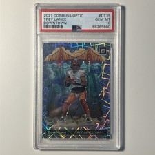 2021 Panini Donruss Optic - Downtown Trey Lance PSA GEM MINT 10 #DT-35 (RC)