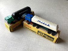 2× TATRA Tankwagen 1:120 – Milch & Bitumen – VEB Modellkonstrukt Leipzig