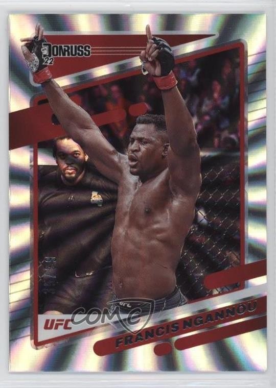 2022 Donruss UFC Holo Laser 35/99 Francis Ngannou #39 0q7s