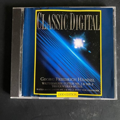 Handel   Water Music Suites / Firework Music CD Classic Digital 1990 Classical