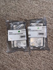 Knightsbridge M8900 Metal Clad 2G Back Box X 2 Pcs