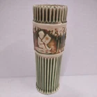 Vintage Roseville Donatello Vase 6" Tall 2" Diameter Cherub Bud Vase