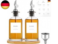 Essig Und ÖLflaschen Set - 2 StüCk OlivenöL Flasche - ÖLflaschen Zum BefüLlen -