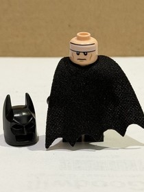 Lego Batman black cape dual sided head minifigure 10737 30160 76011 76013 70815