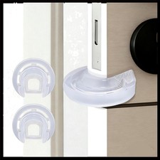 Translucent Silicone Door Stopper for Kids Safety - Prevent Pinched Fingers a...