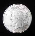 1922-P PEACE DOLLAR SUPERB GEM BU - 90% SILVER $ - DENVER MINT