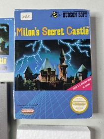 Milon's Secret Castle - Nintendo NES - Complete In Box CIB - Circle Seal
