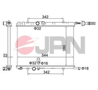 MotorküHler WasserküHler JPN 60C9041-JPN FüR Peugeot 206 2A Partner 307 3A SW 2E