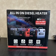 WIPPRO Diesel Heater 8KW, 12V 24V 110V All-in-One 1.6 Gallon
