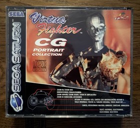 Sega Saturn Virtua Fighter Remix + CG Portrait Collection CIB Jewel Case  PAL 
