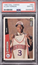 1996-97 Upper Deck Collector's Choice - Allen Iverson #301 (RC)