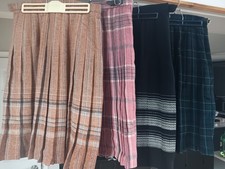Vintage Edinburgh Woollen Mill 4 Used Skirts Size 14