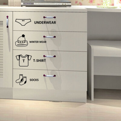 Logo Study Living Room Bedroom Sofa Background Decorative Wall Sticker Wardrobe