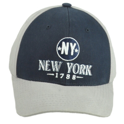 Captivating State Of New York 1788 Two Colors Adjustable Adults Curved Hat Cap