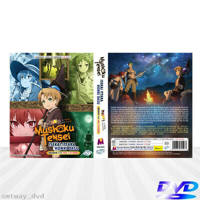 DVD Anime Mushoku Tensei: Isekai Ittara Honki Dasu Season 1+2 (1-23 End)  Eng Dub