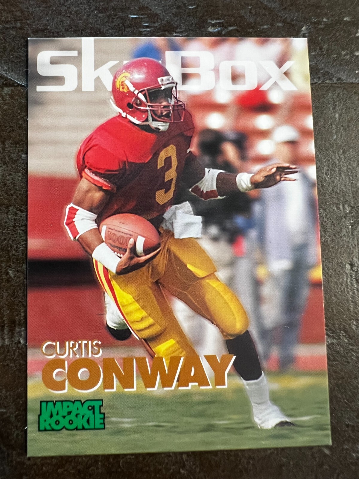 1993 Skybox Football Impact Rookie Card #367 Curtis Conway (J6)